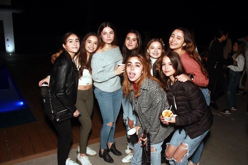 Paloma Quiroga, Mariana Paulido, Germania Monroy, Eugenia Ayala, Maricela Maldonado, Andrea Bolaños y  Sandra Saldaña