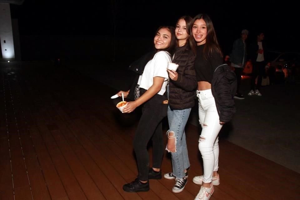 Miranda Rodríguez, Sandra Saldaña y Aylín Martínez