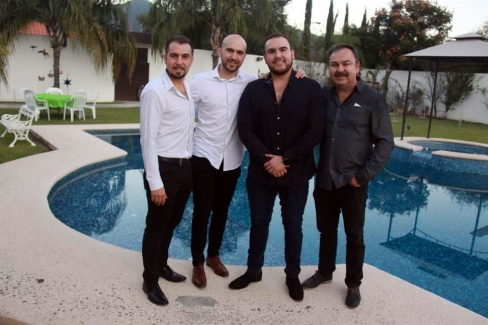 Martín Gerardo Treviño Blanco, Jorge Treviño Blanco, Javier Esteban Treviño Blanco y Martín Treviño Garza
