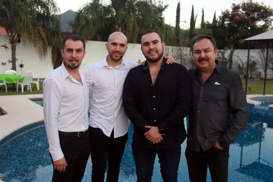 Martín Gerardo Treviño Blanco, Jorge Treviño Blanco, Javier Esteban Treviño Blanco y Martín Treviño Garza