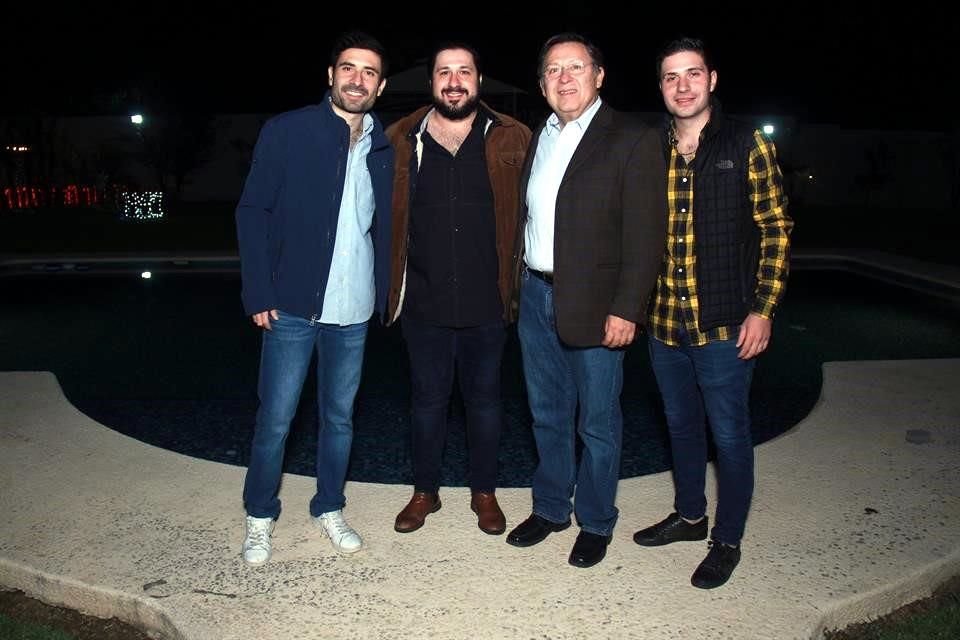 Alan Montemayor, Eduardo Montemayor, Romualdo Montemayor y Juan Carlos Montemayor