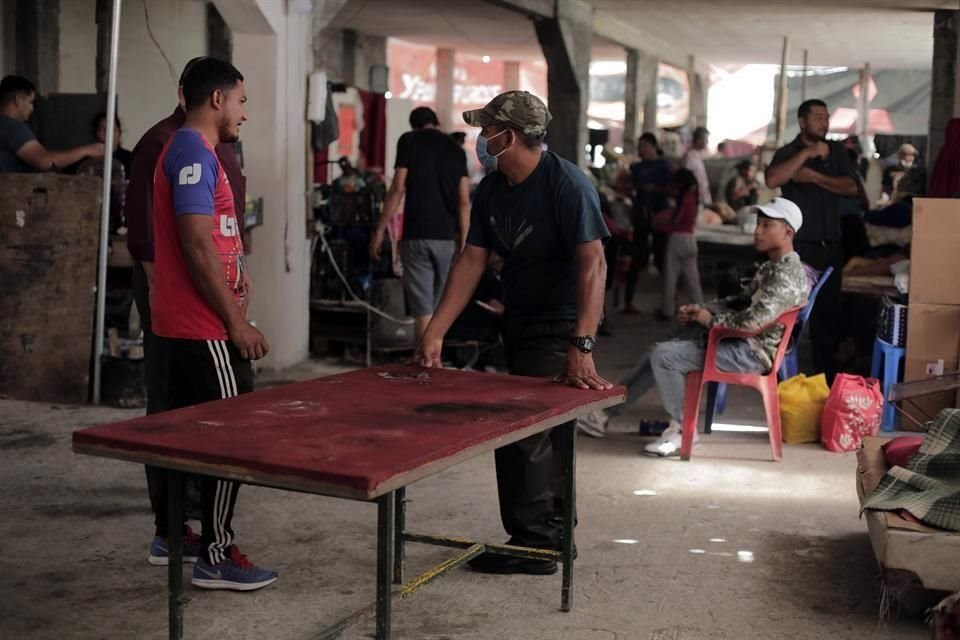 El albergue recibe a migrantes aunque empezó a funcionar para atender a drogadictos y a personas en situación de calle.