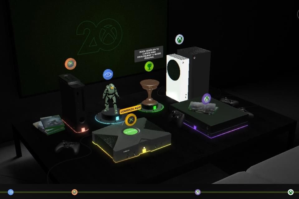 El museo de Xbox recapitula los momentos icónicos en la evolución de la compañía durante 20 años de historia.