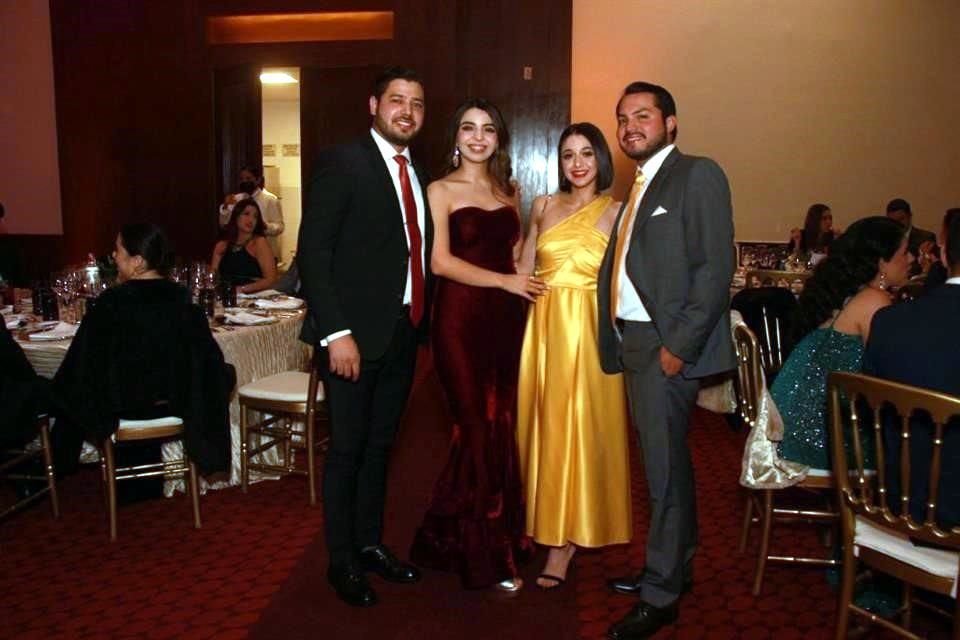 Francisco Saucedo, Mònicaa Calderòn Adriana Ibarra y Christian Gòngora