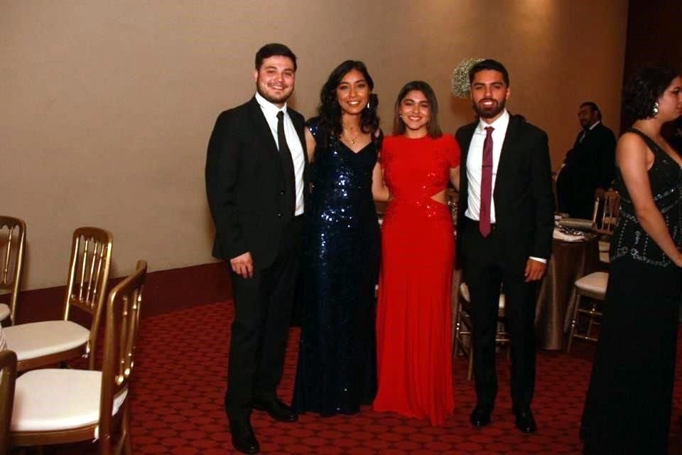Rodrigo Sandoval, Katya Gonzàlez, Natalia Sandoval y Mauricio Villarreal