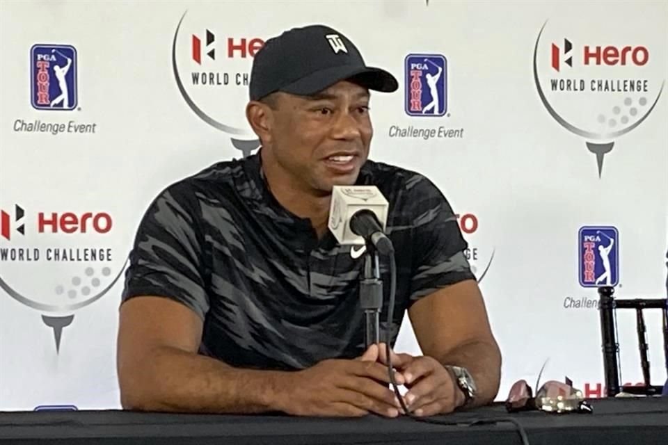 Tiger Woods no comentó nada sobre su accidente automovilístico de febrero.