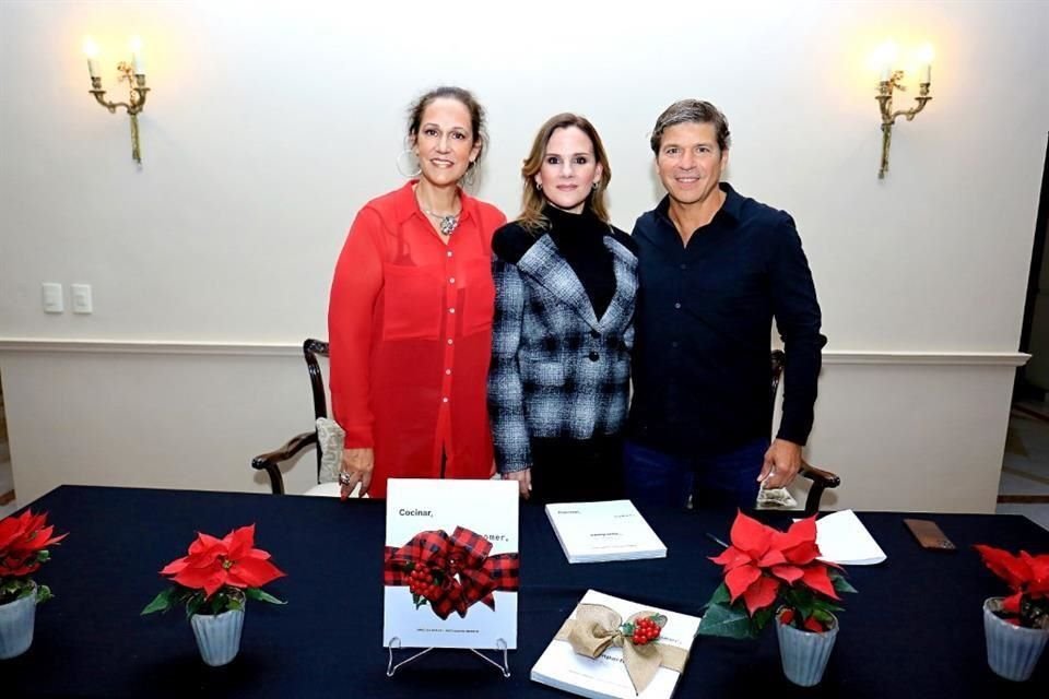 Marcela Merino, Celina Garza Rivero y José Alberto Herrera