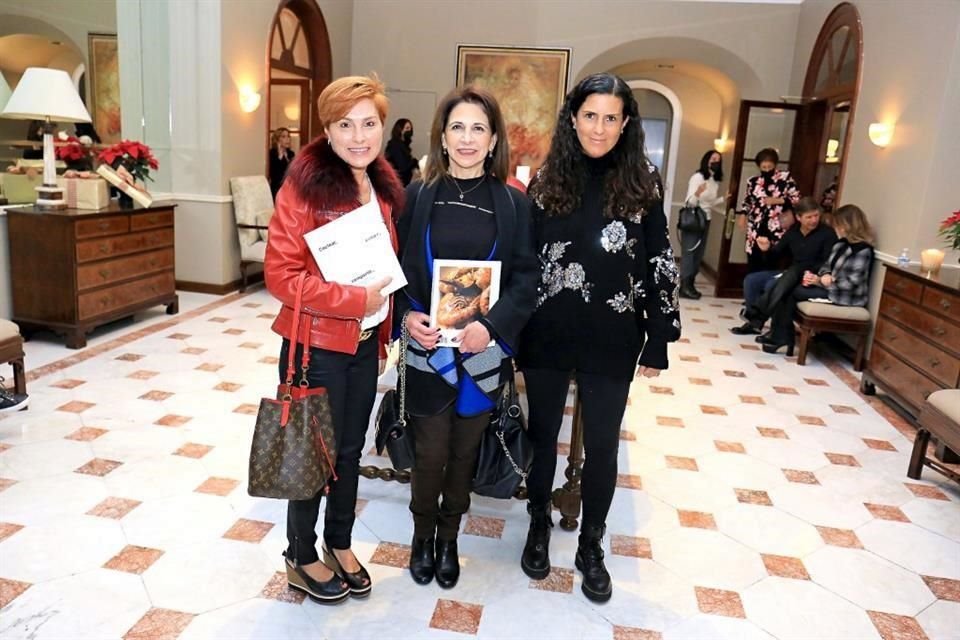 Malú Ramones, Susy Karam y Claudia Farías de Herrera