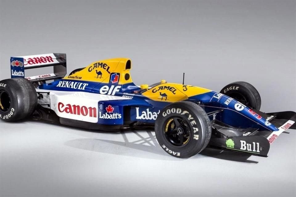 El Williams FW14 B fue subastado en 3 millones de euros.