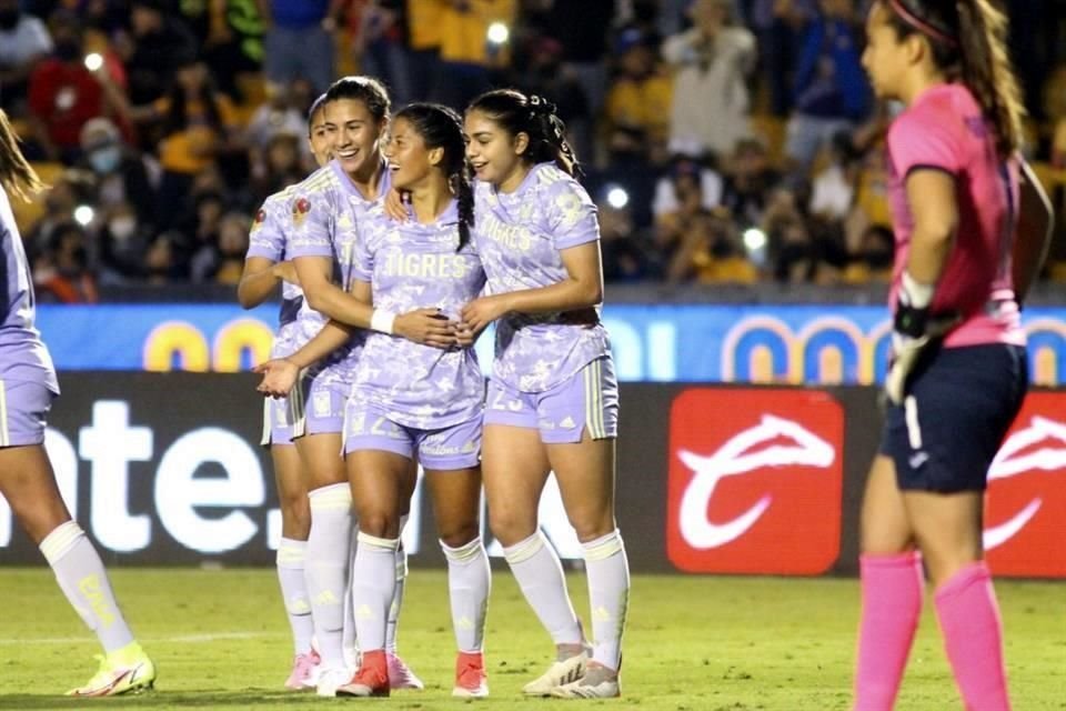 Tigres Femenil selló su pase a Semifinales con un contundente global de 8-0.