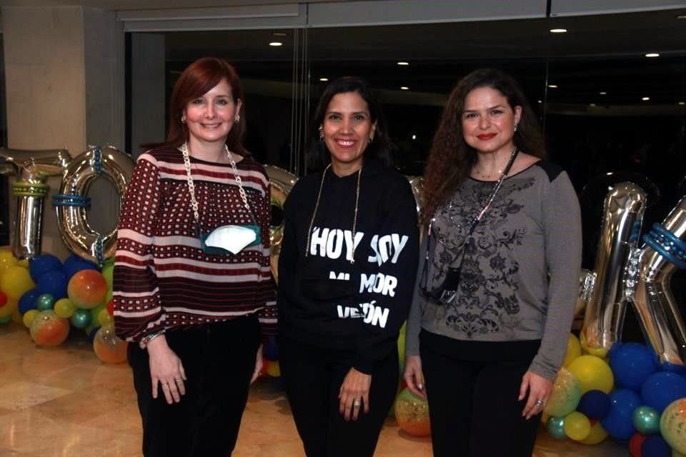 María Elena Reyna, Sofía Rendón y Lilia Chapa