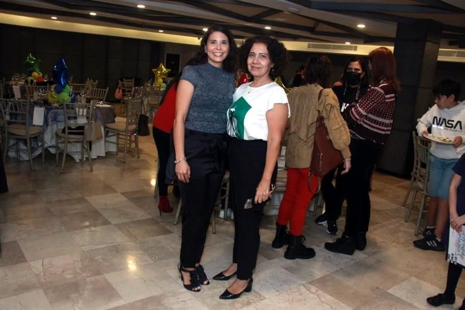 Rocío Morcos y Silvana Savloff