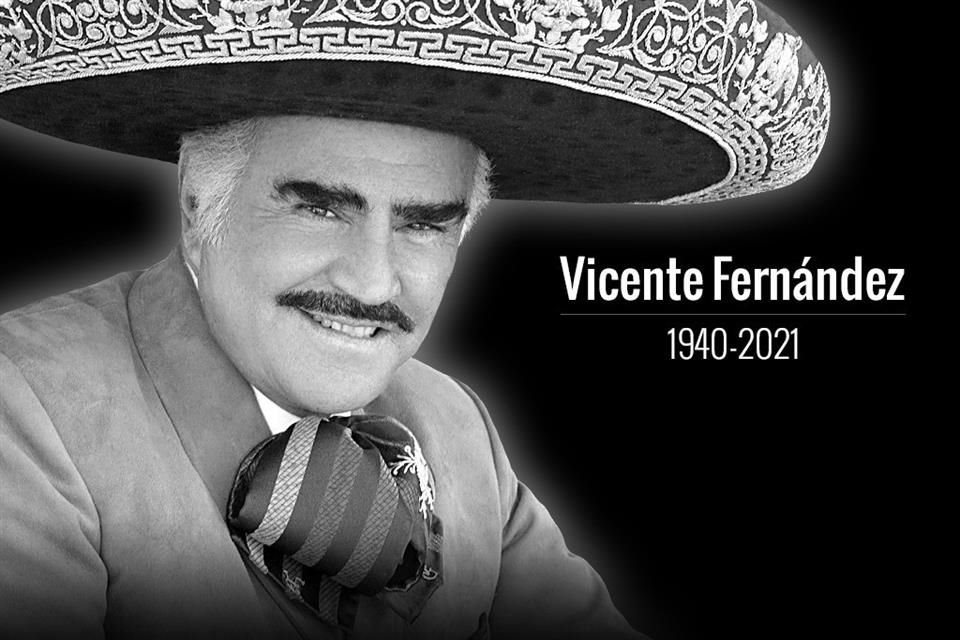 El cantante Vicente Fernández falleció a la edad de 81 años, tras permanecer tres meses en terapia intensiva.