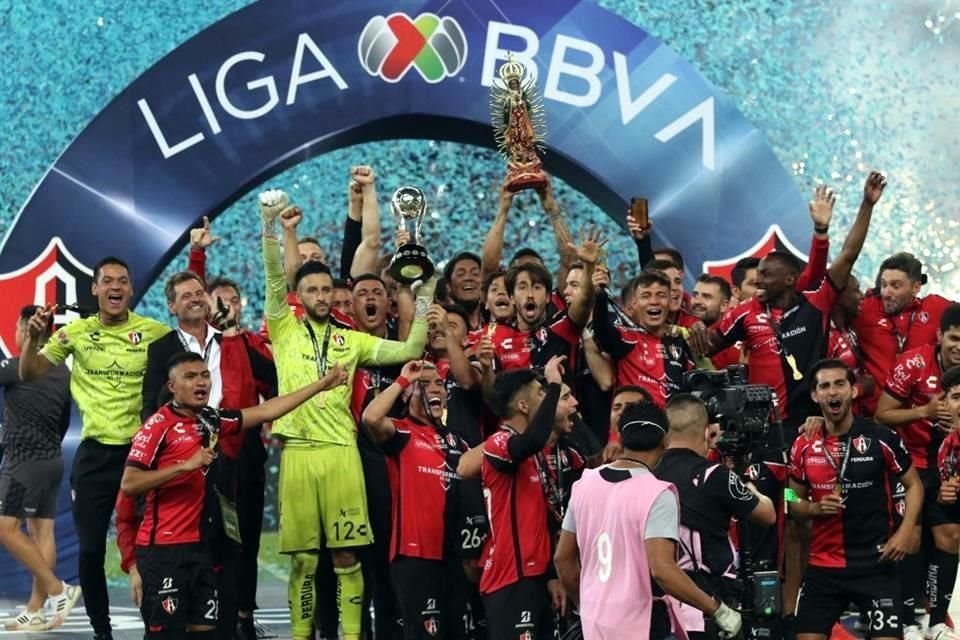 Así se ve el Atlas como campeón de la Liga MX.