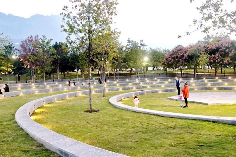 En el anfiteatro del Parque de Bosques del Valle, se han realizado numerosas clases y actividades.