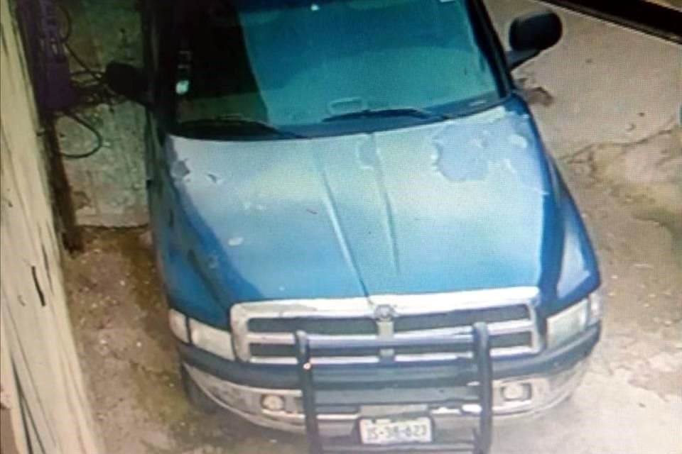Esta es la camioneta en la que viajaba la víctima.