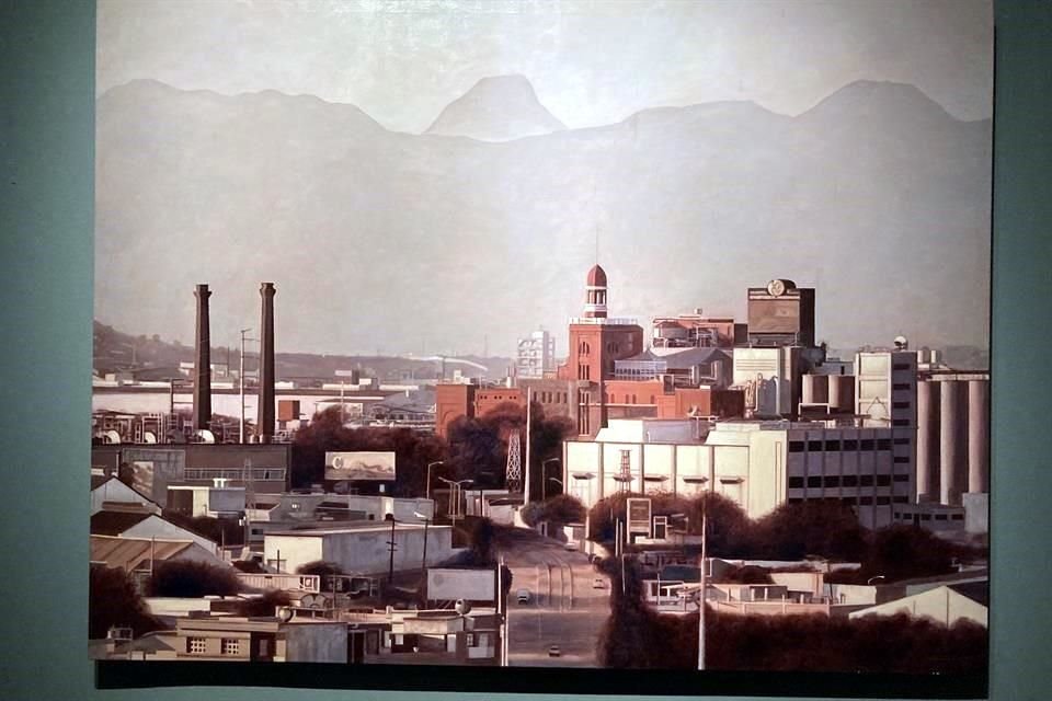 En la planta baja del recinto ubicado al interior del Parque Fundidora se reúnen 28 lienzos con una técnica realista, con paisajes, escenas cotidianas y naturalezas muertas.