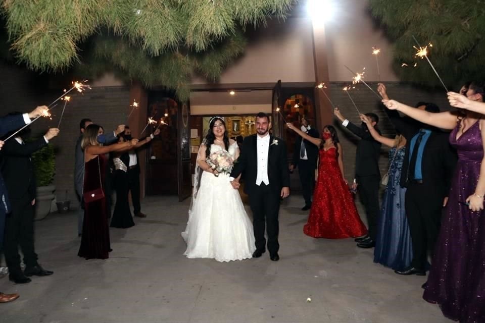 Erika Villarreal Hernández y Luis David González Moreno