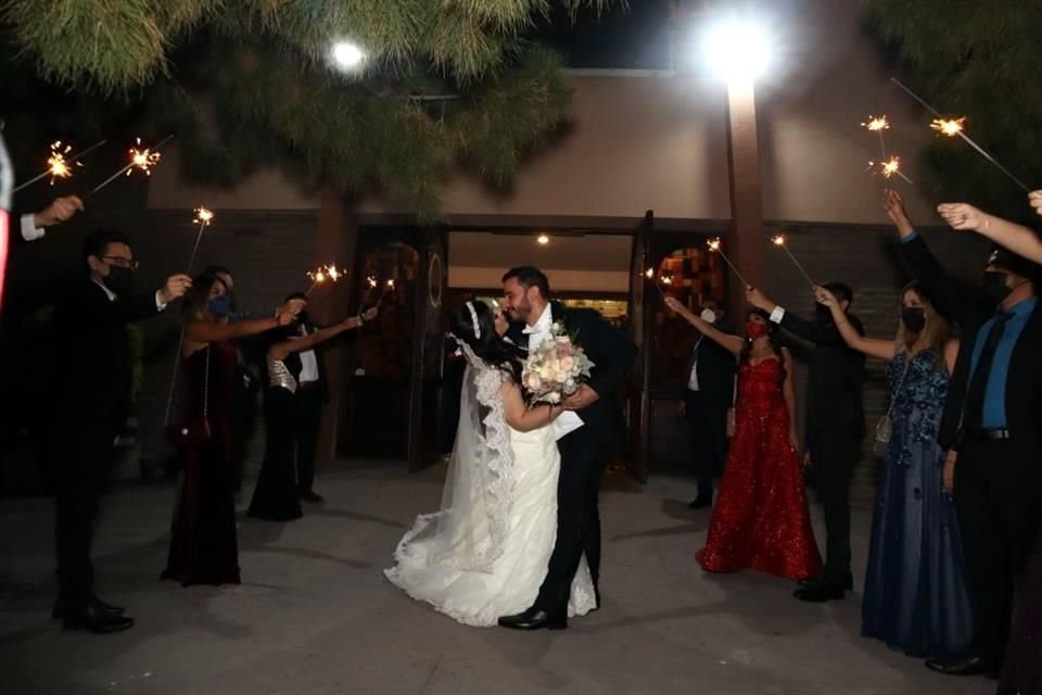 Erika Villarreal Hernández y Luis David González Moreno
