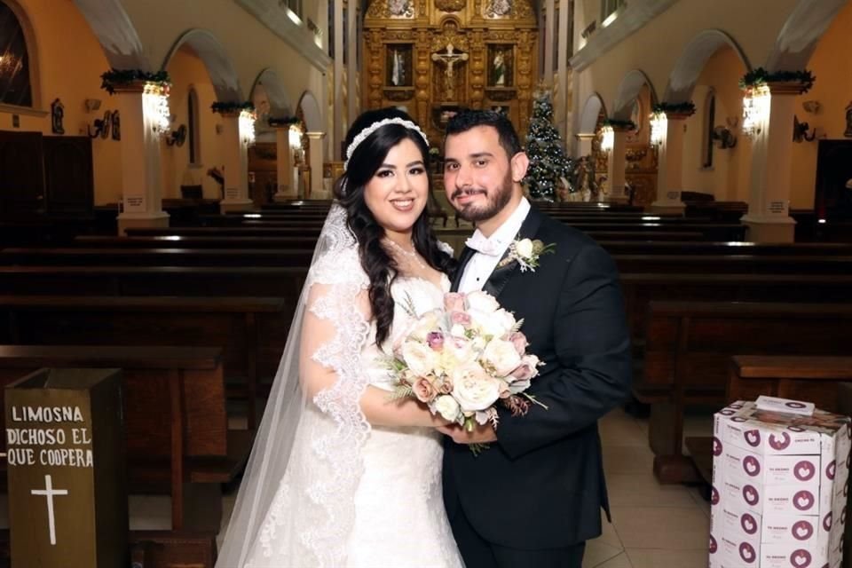 Erika Villarreal Hernández y Luis David González Moreno