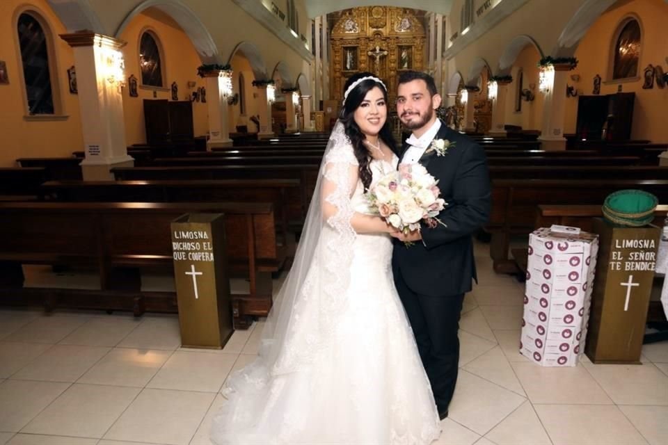 Erika Villarreal Hernández y Luis David González Moreno