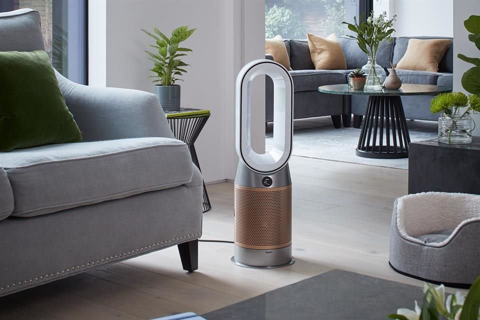 El purificador tiene una gran eficiencia al calentar o enfriar habitaciones, aunque aún no está habilitado para Alexa.
