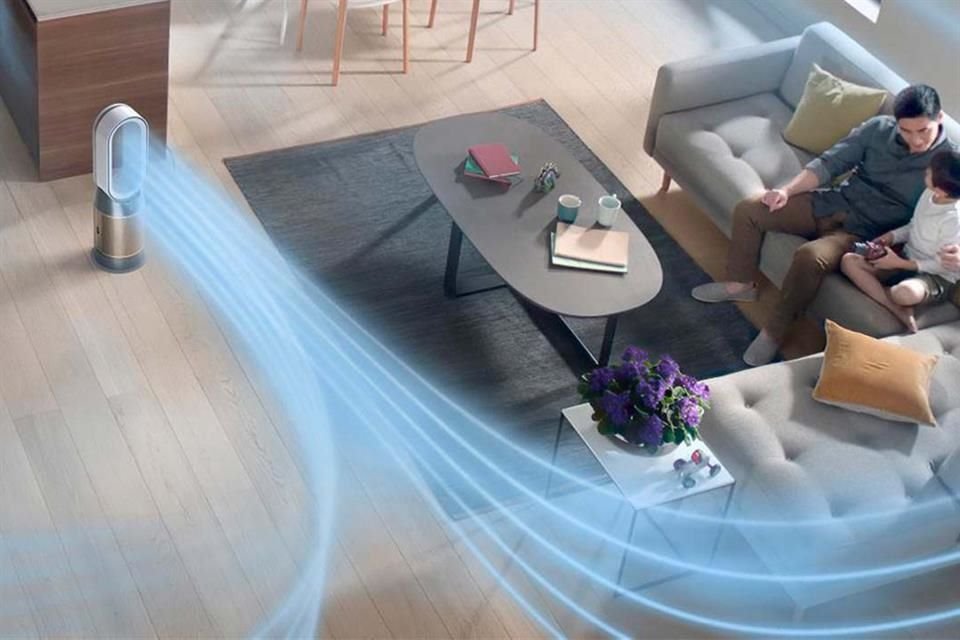 El purificador tiene una gran eficiencia al calentar o enfriar habitaciones, aunque aún no está habilitado para Alexa.