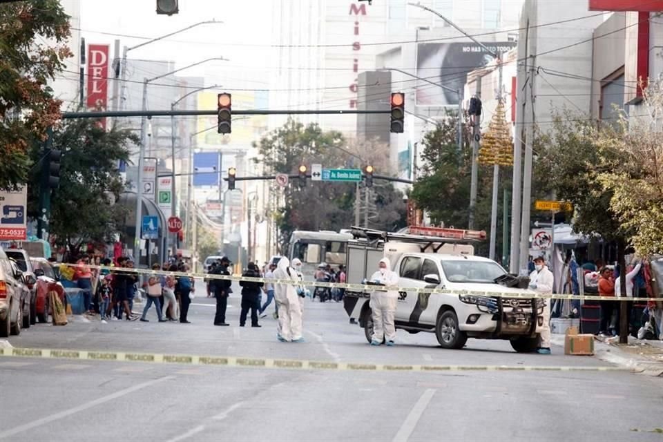 Al sitio se movilizaron agentes de la Policía de Monterrey y de la Policía Ministerial.