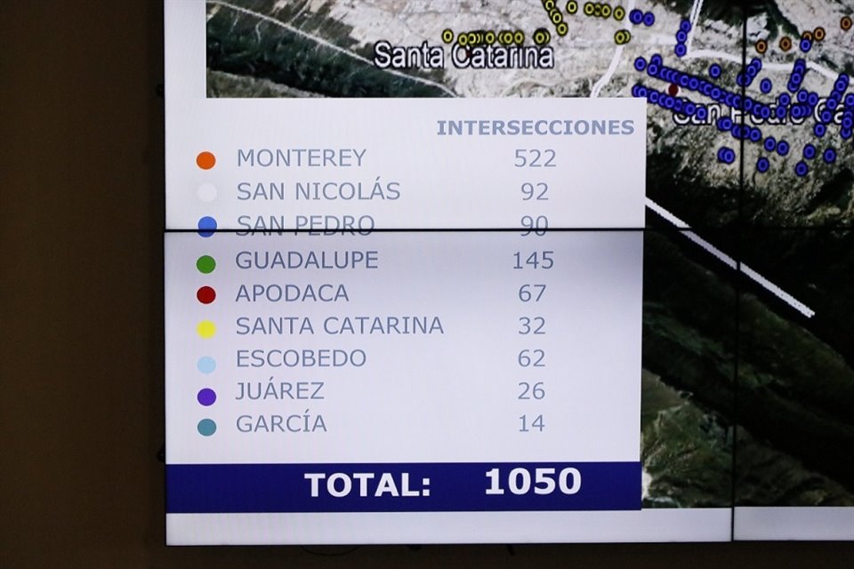Las mil 050 nuevas cámaras estarán repartidas en el área metropolitana.