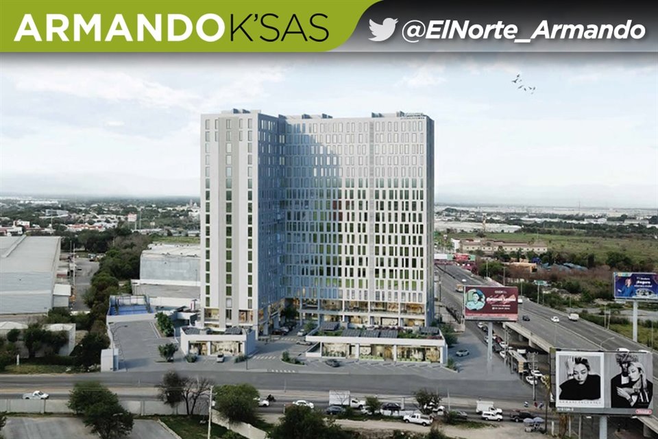Loreto Apodaca Tower consiste en un desarrollo de uso mixto que tendrá tanto comercio como departamentos.