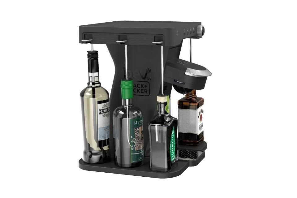 Se trata de 'Bev', una máquina con diseño similar a las cafeteras automáticas de Keurig o Nespresso.