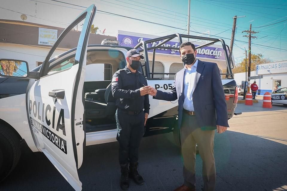 Invierte Alcalde Raúl Cantú en Seguridad Pública
