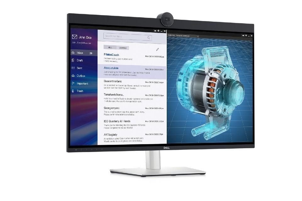 El monitor está certificado para Microsoft Teams y cuenta con funciones de privacidad y productividad.