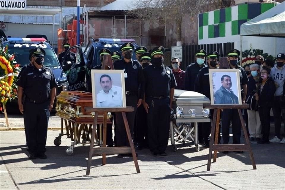 Este sábado se realizó un homenaje a dos agentes de la Policía de Seguridad Vial que fueron asesinados en el Municipio de Guadalupe.