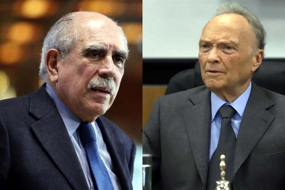 El titular de la Unidad de Inteligencia Financiera, Pablo Gómez y el Fiscal General de la República, Alejandro Gertz Manero.