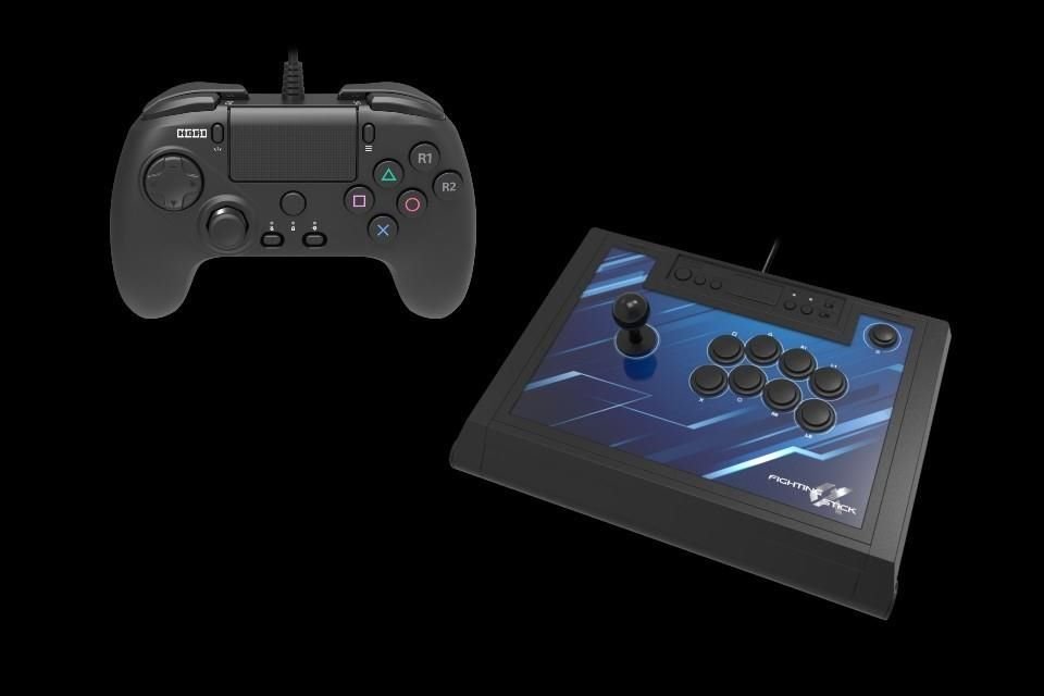 El modelo Commander OCTA tiene un diseño compacto y Fighting Stick Alpha remite a los controles de maquinitas.