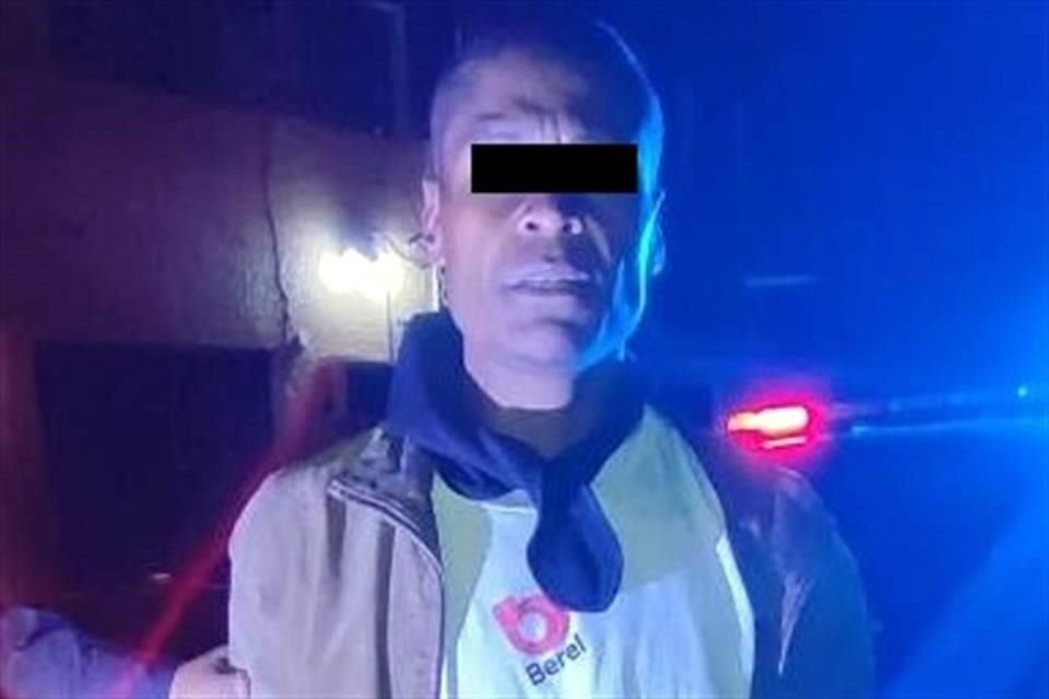 El detenido fue identificado como Rigoberto A., de 41 años.