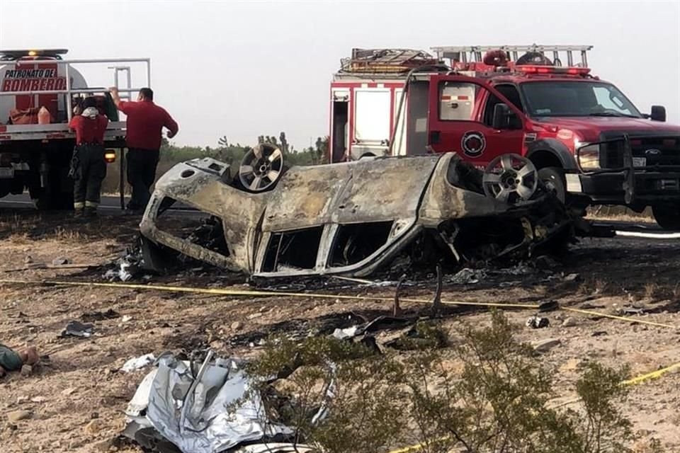 El accidente se registró en el kilómetro 37 de la Carretera 57, en Coahuila