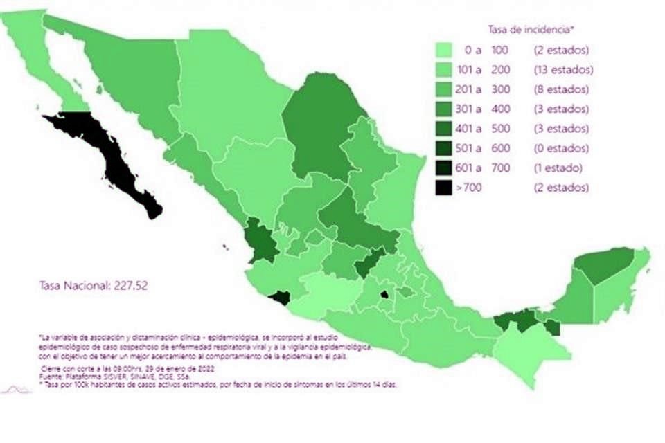 La Ssa reportó 42 mil 582 casos más de Covid, para un total de 4 millones 916 mil 143.