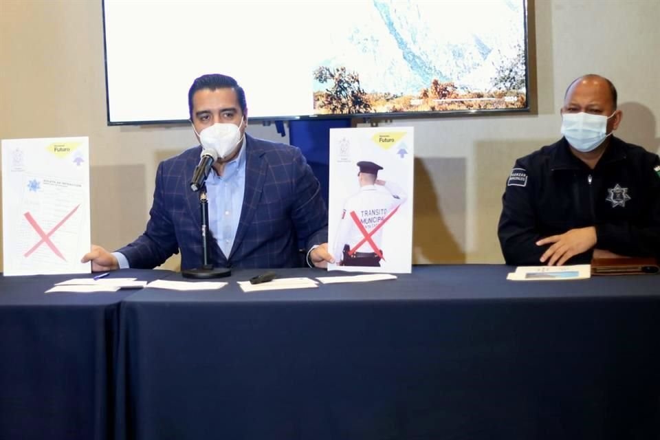 El Alcalde de Santa Catarina, Jesús Nava, anunció que a partir del 1 de abril se eliminarán las multas por infracciones viales.