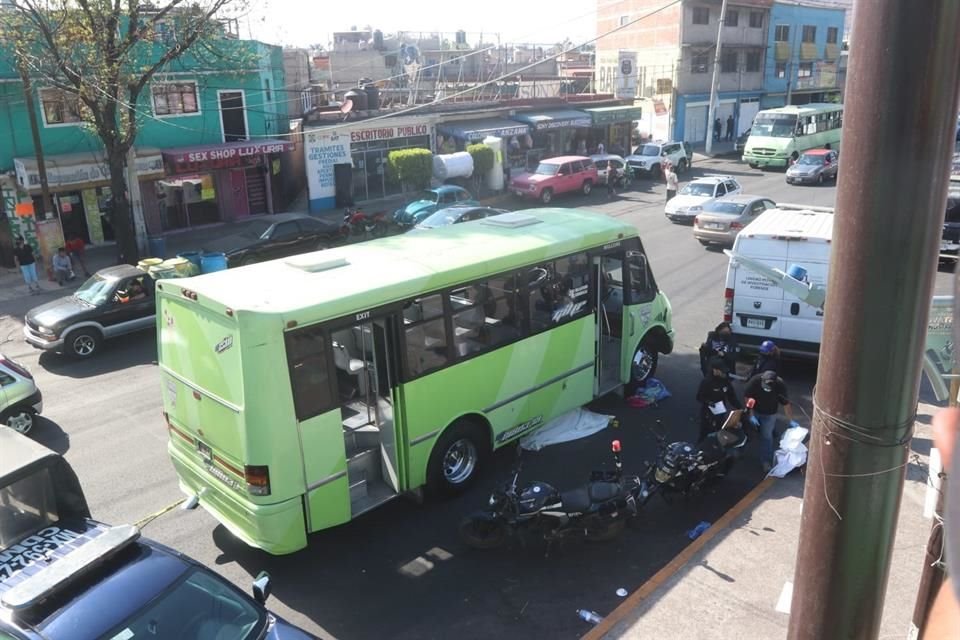 Una mujer murió atropellada por el chofer de un camión de pasajeros en la Gustavo A. Madero
