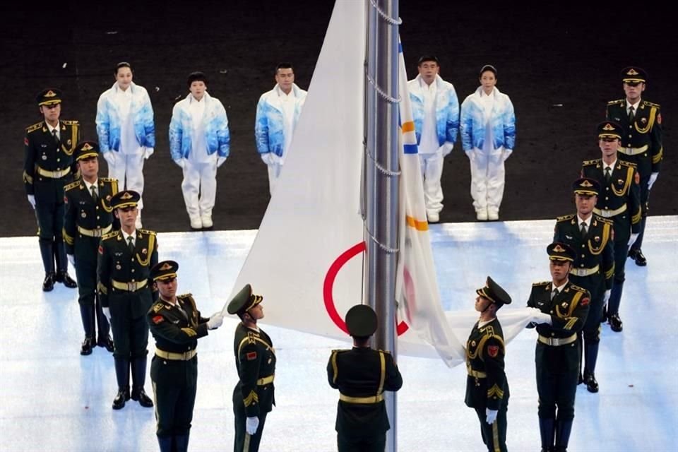 Durante la ceremonia mandaron un mensaje de paz.