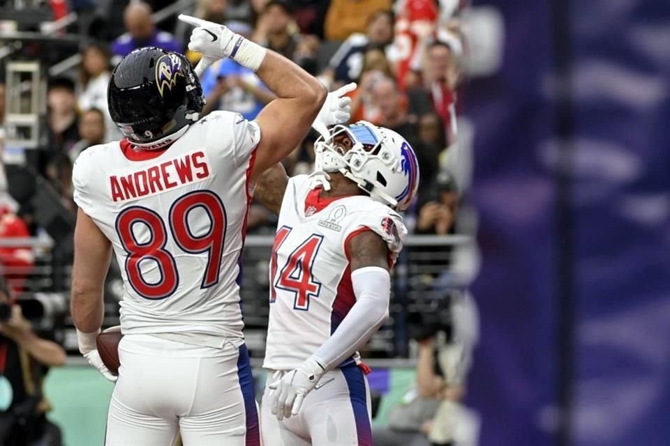 Mark Andrews y Stefon Diggs dieron su propio espectáculo.