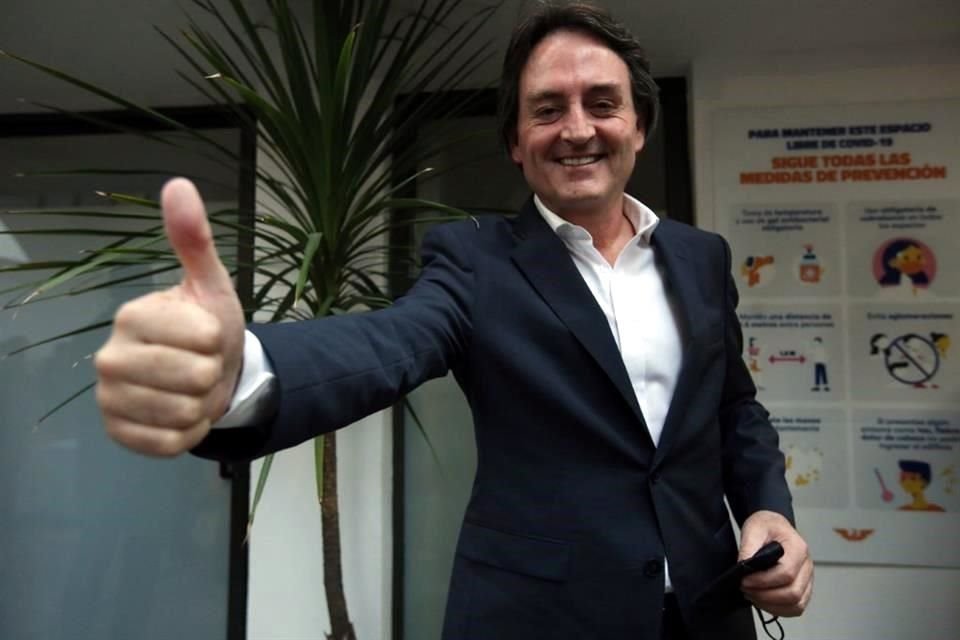 El cantante y empresario Francisco Xavier Berganza  es el candidato por Movimiento Ciudadano.