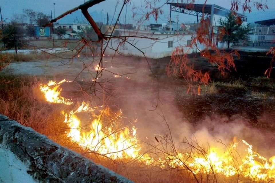 Los bomberos también tuvieron ayer una jornada atareada en el área metropolitana, donde se desataron diversos incendios, principalmente en baldíos.