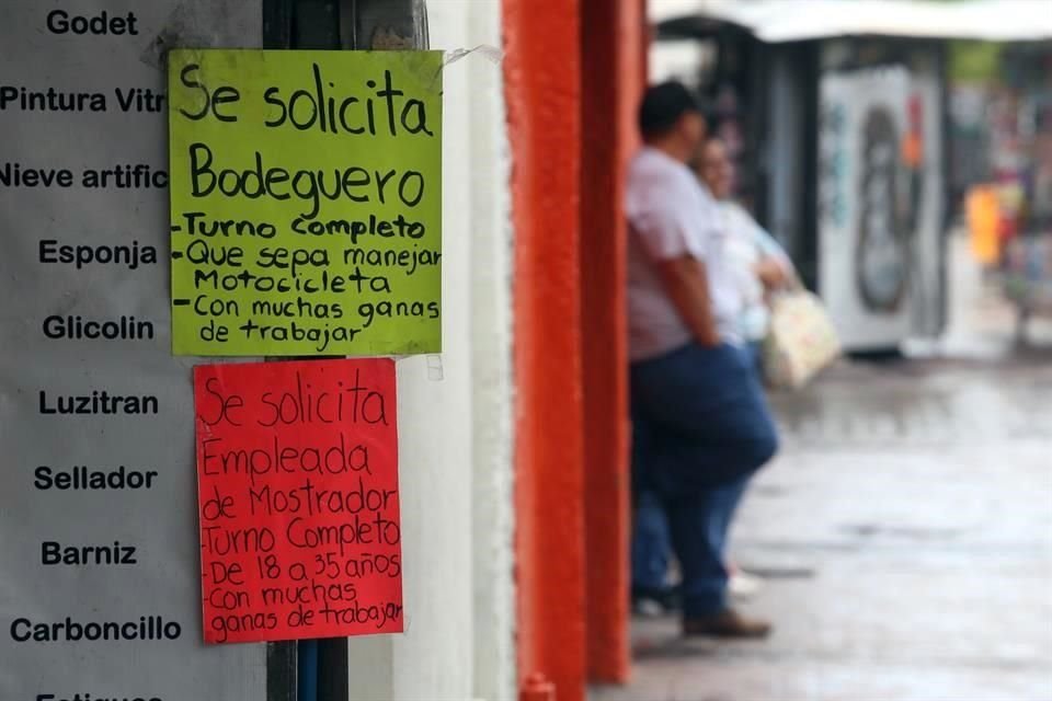 Entre febrero de 2020 y enero pasado, en Jalisco se perdieron 50 mil 844 empleos formales. 