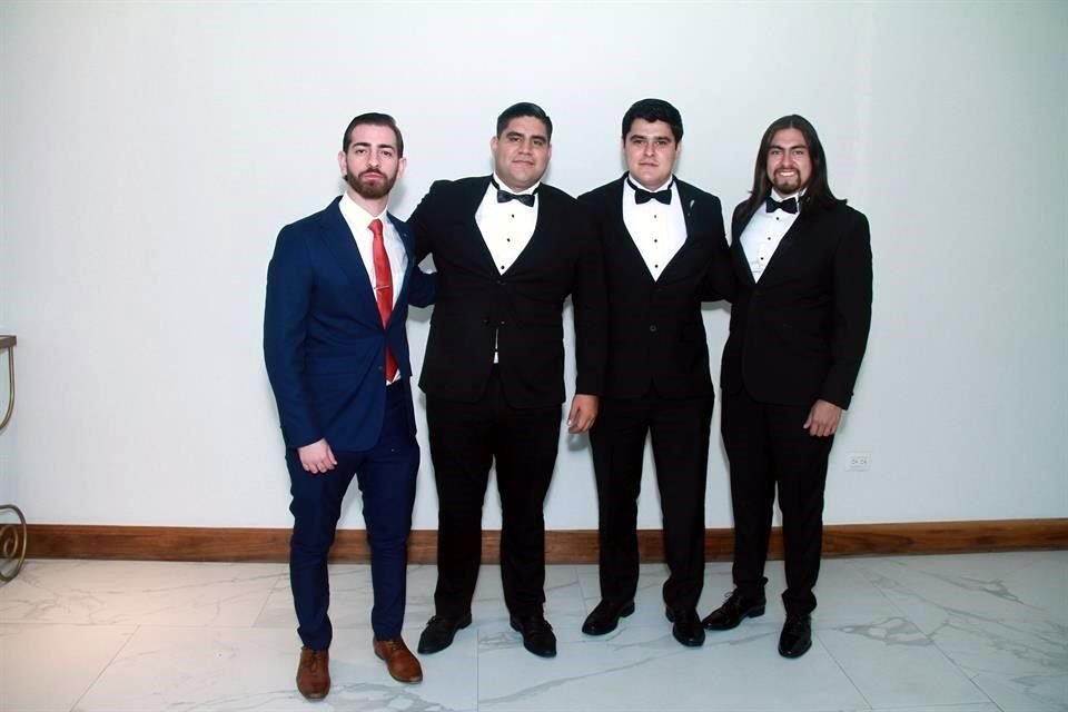 Ricardo Lopez, Dante Arriaga, Ricardo Adame y Jose Lomabardia   ana