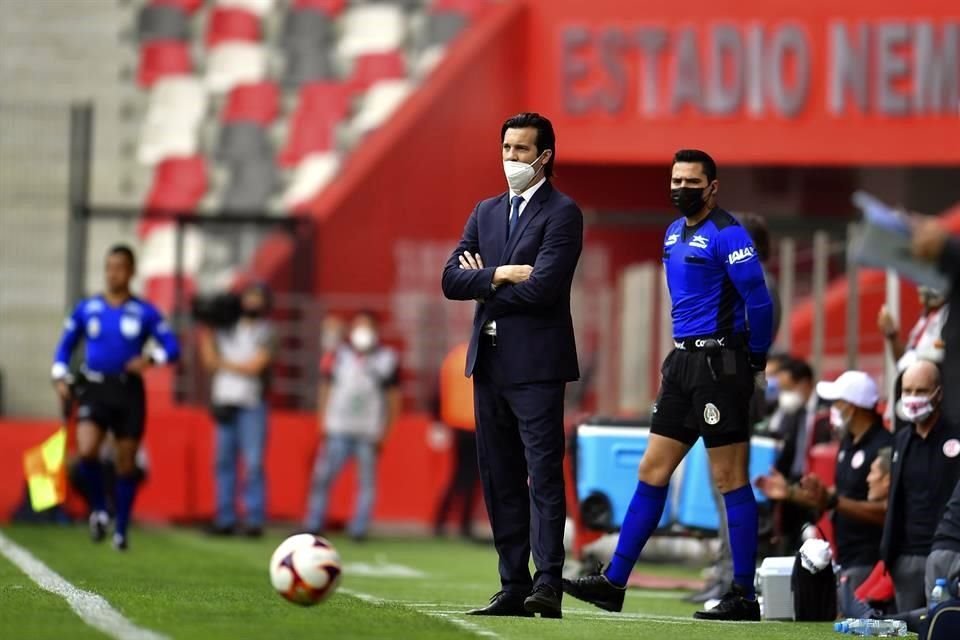 Santiago Solari reconoció que los dos goles tempraneros del Toluca fueron fundamentales en el juego.