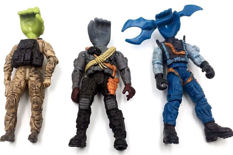 Los Der Müll Toys están hechos con materiales de desecho.