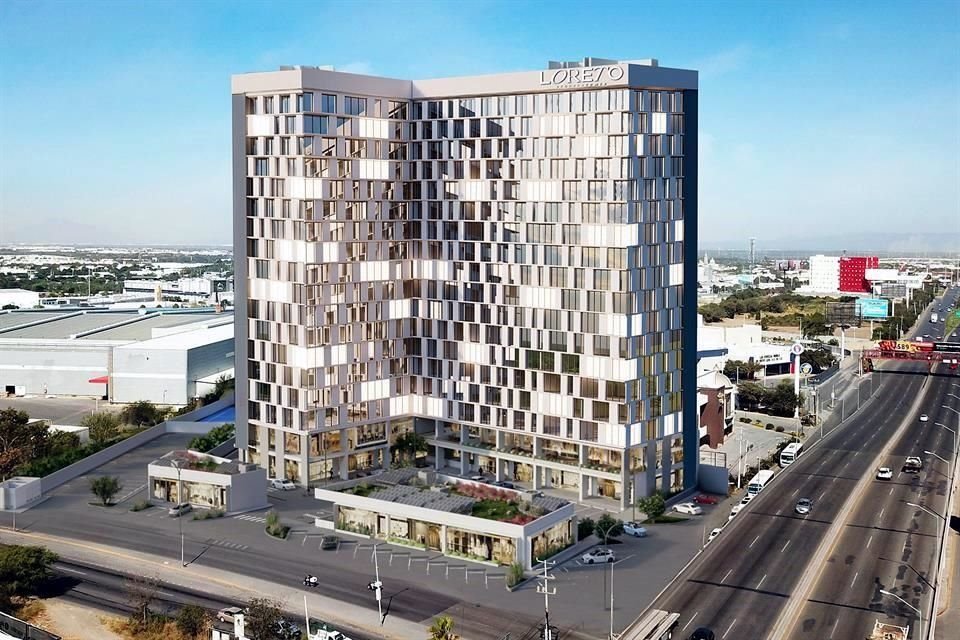 Loreto Apodaca Tower contará con departamentos desde 49 hasta 250 m2, de 1 hasta 3 recámaras y 2 niveles comerciales.